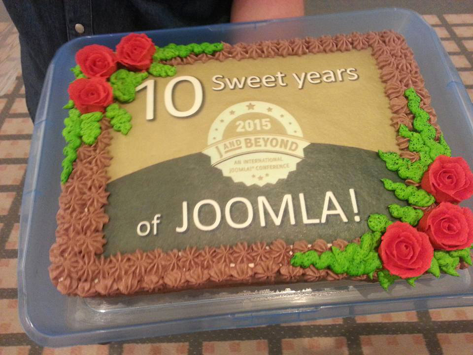 A Joomla cake. It was not enough to all comers. :-)