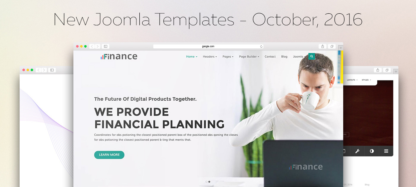 Top Joomla Templates - October 2016