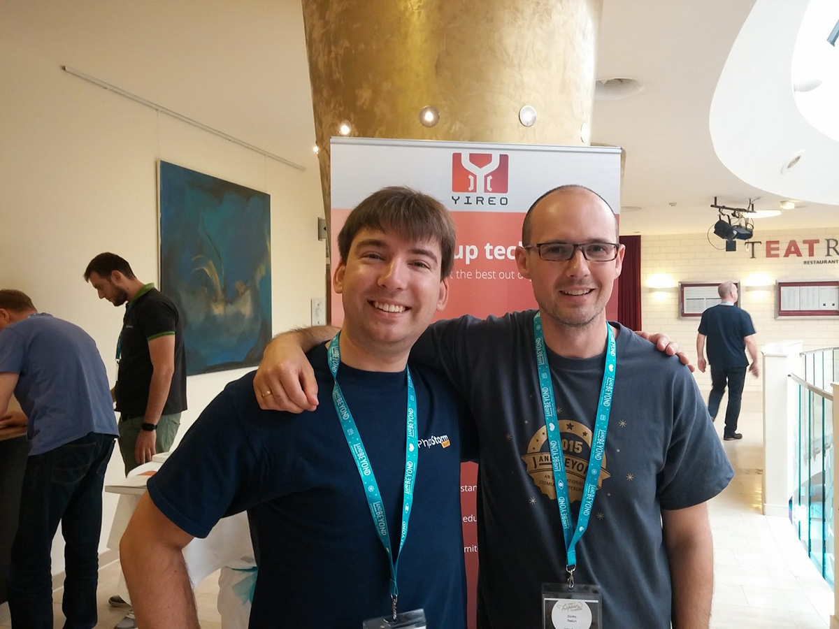 Mikhael Vink (JetBrains) and Dmitry Rekun