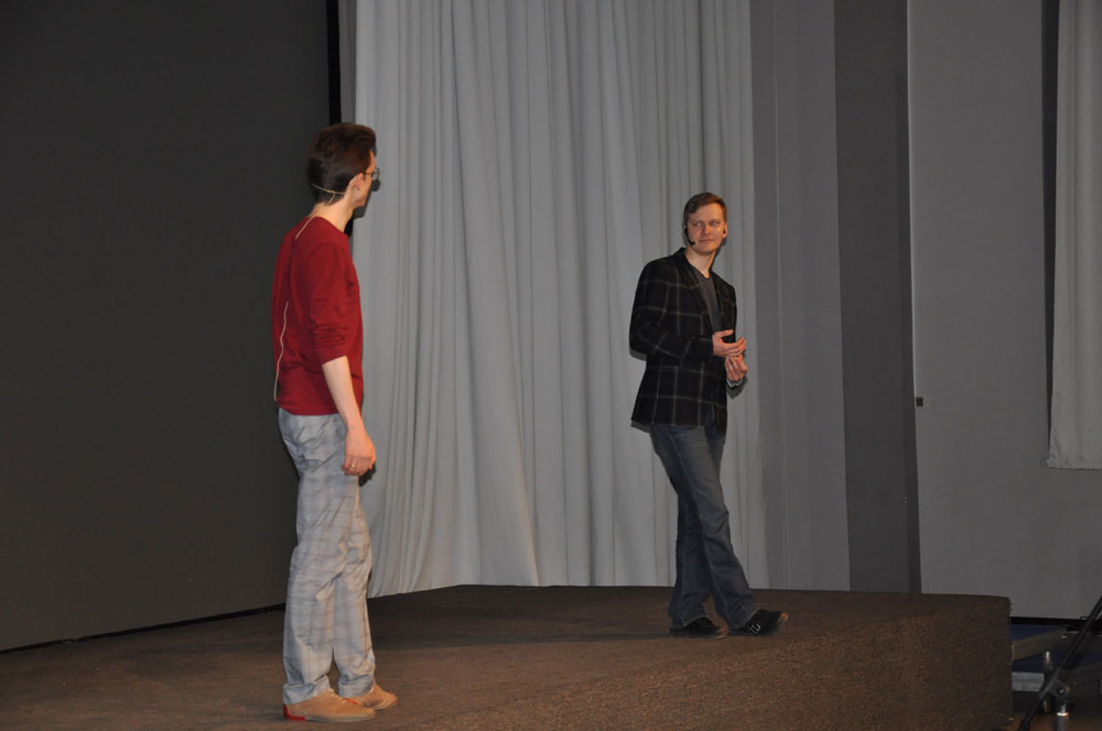 JoomlaDay Russia 2014 - Artem Lebsak and Alexey Shishkin opens the event