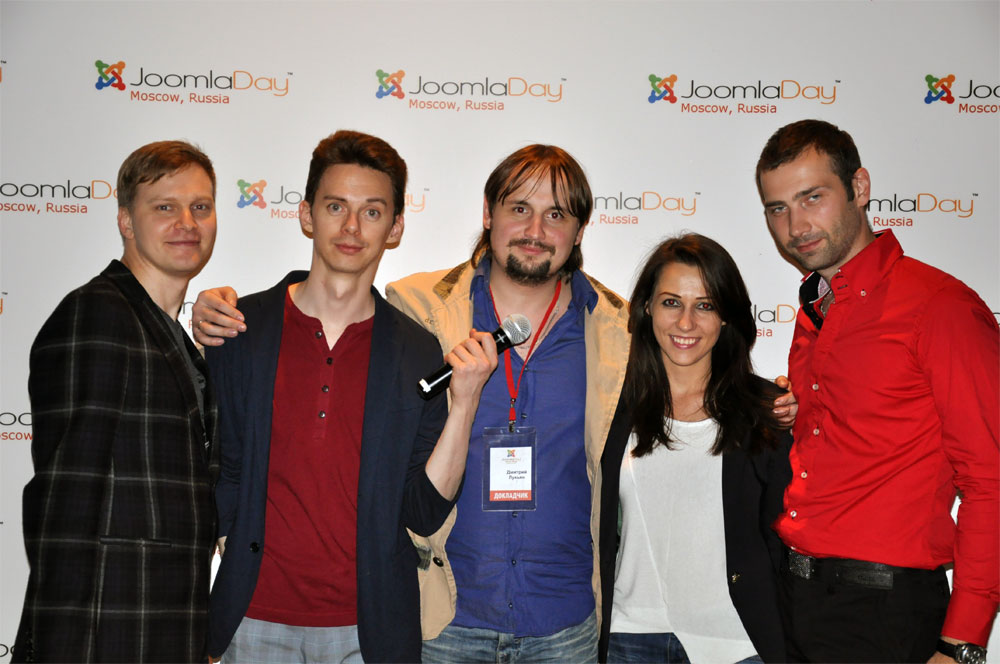 Representatives of Moscow Joomla community